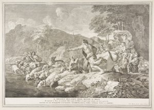 苦水变甜的奇迹 Il Miracolo delle Acque Amare Mutate in Dol..., 1743-63. 作者 彼得罗摩纳哥