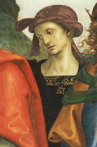 耶利米，教父与先知和西伯利亚人的细节 作者 彼得罗·佩鲁吉诺（Pietro Perugino）
