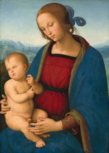 圣母玛利亚和孩子 作者 彼得罗·佩鲁吉诺（Pietro Perugino）