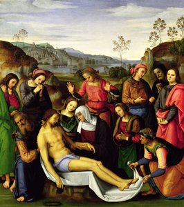 1495年基督的哀悼 作者 彼得罗·佩鲁吉诺（Pietro Perugino）