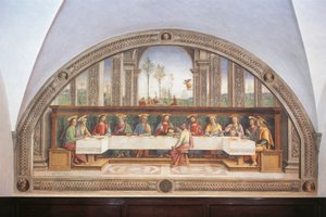 最后的晚餐 作者 彼得罗·佩鲁吉诺（Pietro Perugino）