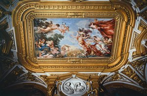 金星，行星壁画周期，作者：Pietro da Cortona (1596-1669)，壁画，皮蒂宫，佛罗伦萨金星行星室