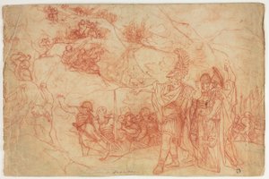 罗马指挥官下令进攻 作者 Pietro da Cortona