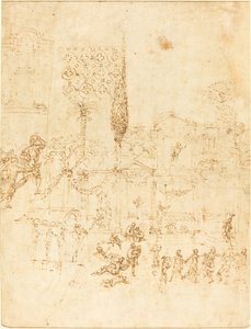 罗马别墅中的聚会[直书] 作者 皮尔罗·利戈里奥（Pirro Ligorio）