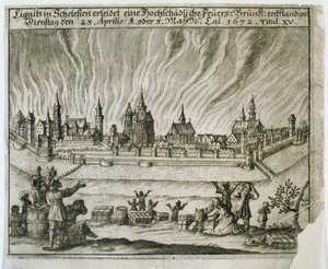 1672年的两个火的传说 作者 波兰学校