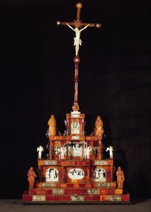 便携式祭坛，Michael Redlin，格但斯克（木材，琥珀和象牙）工作室