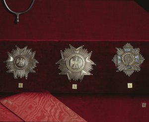 约瑟夫王子安东波尼亚托夫斯基（1763-1813）的订单（带银线和亮片的银色） 作者 波兰学校