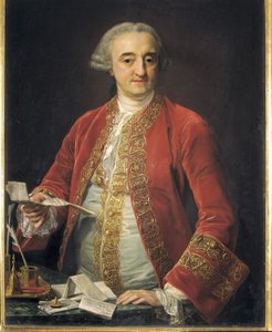 RHODA、Manuel Rhoda 和 Arrieta，标记为（1706-1782 年）。 西班牙政治（布面油画） 作者 庞培·吉罗拉莫·巴托尼