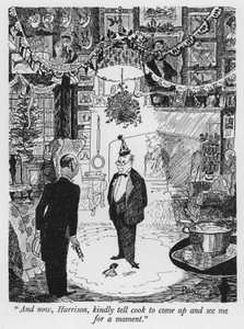 "现在，哈里森，请告诉厨师，让他上来见我一下"（litho）。 作者 蓬