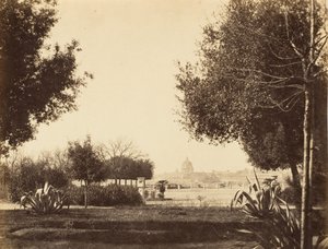 从平西山看圣彼得斯，1853-56年。 作者 可能由 Jane Martha St. John 撰写。