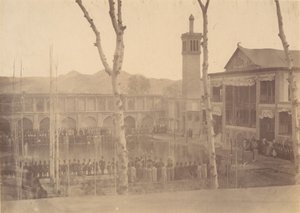[Palace of the Shah, Paying respects to the ShahFete de Salam, Teheran, Iran [same a..., 1840s-60s.