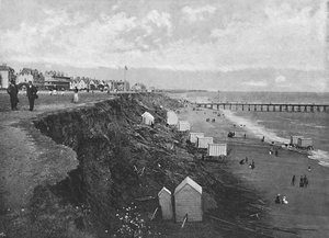 克拉克顿：海滩，c1896
