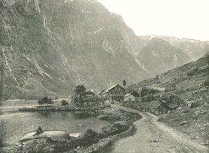 挪威古德万根的电话站和酒店，1895年。