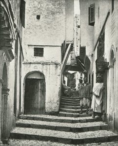 卡斯巴街（Rue de la Kasbah），阿尔及利亚阿尔及尔，1895年。