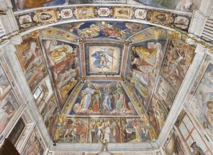 十二使徒和胜利的基督，1590-1600 作者 Pozzo或Pozzi di Puria兄弟Pozzo或Pozzi di Puria兄弟
