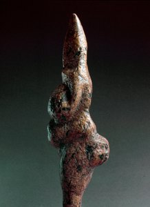 史前史：维纳斯·德·萨维尼亚诺（Venus de Savignano），1925 年在 Savignano sul Panaro 发现的拟人石刻雕塑。 旧石器时代晚期，石器时代高度：22 厘米。 Museo Nazionale Preistorico Etnografico Luigi Pigorini（史前史和民族志博物馆），意大利罗马。