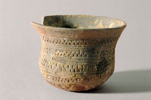 史前时期：钟形的花瓶。新石器时代（兵马俑 作者 史前史前