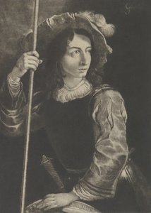 大Lansquenet或标准承载者，1658年。