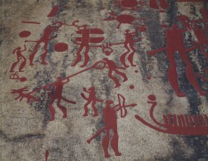 狩猎场景（岩画）
