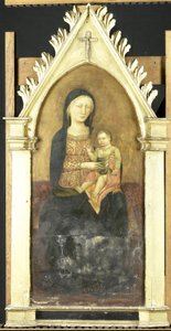 圣母和圣婴 作者 Pseudo Ambrodigio di Baldese（归因于）