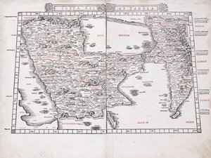 六地图亚洲1511 作者 托勒密