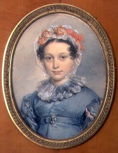 索菲亚-斯捷潘诺夫娜-谢尔巴托娃伯爵夫人的肖像（1798-1885）。