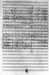 Piotr 或 Petr Ilyich Tchaikovsky（或 Tchaikovsky 或 Ciajkovskij 或 Tchaikovsky）的芭蕾胡桃夹子乐谱手稿 作者 彼得·伊里奇·柴可夫斯基
