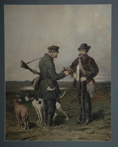 狩猎者，1864年