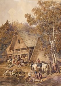 狩猎者》，1863年