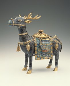 鹿的形象（景泰蓝珐琅）