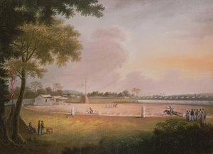1850年军事营地的马术射箭比赛 作者 清代中文学校
