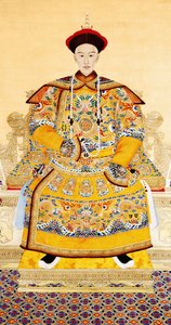 光绪皇帝（1871 - 1908）（绢本水墨设色） 作者 清代中文学校