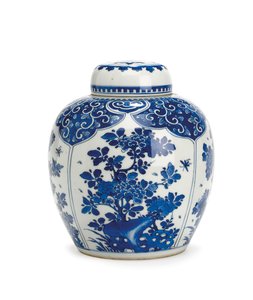 姜罐和盖，康熙时期，1661-1722年
