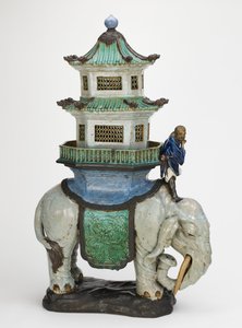香港石湾（石湾）窑炉，中国广东省，19世纪中叶 - 十七世纪中叶（粗陶器）