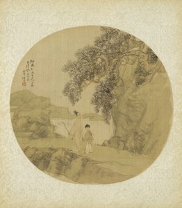 有人物的风景，1883年 作者 清代中文学校