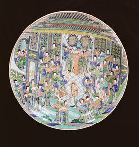 康熙时代（1662-1722）（瓷器）大型家庭充电器（另见272194）