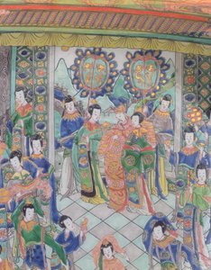 康熙时期（1662-1722）（瓷器）大型家庭充电器（另见272193）