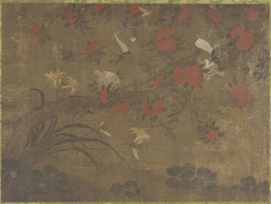 鹦鹉吃石榴，17-18世纪