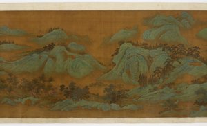 春天山脉，1644-1911（丝绸上的墨水和颜色）