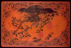 桌面，康熙时期（1662-1722）（漆木和麻布）（另见272135）