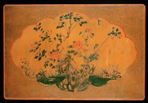 桌面，康熙时期（1662-1722）（漆木和麻布）（另见272133）