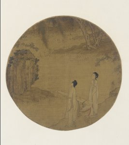 两个女人用琴（古筝）