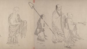 十六罗汉》，16世纪。