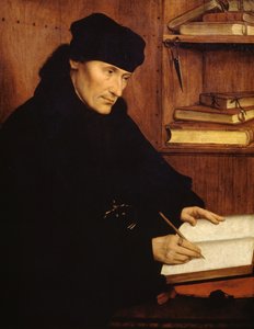 鹿特丹的伊拉斯谟（1466-1469 - 1536 年）肖像，荷兰神学家和人文主义者