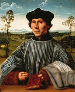 佳能肖像，昆顿·马西斯（Quinten Matsys，1466-1530），布面油画