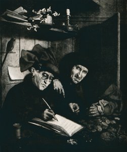 放债人》，约1515年，1912年