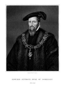 爱德华·西摩（Edward Seymour），萨默塞特郡第一公爵，英格兰主要保护者，1823年。