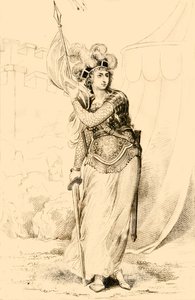Joan DArc，奥尔良的少女，1821年。 作者 R.佩奇