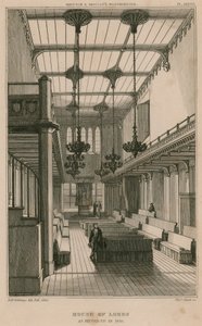 上议院，威斯敏斯特，伦敦，于1835年安装