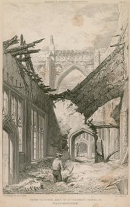 Upper Cloister，St Stephen&39;s Chapel的一部分，威斯敏斯特，伦敦